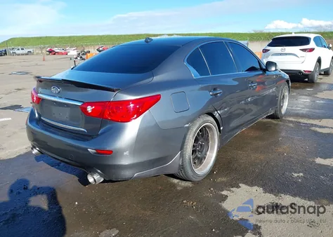 2016 Infiniti Q50 3.0T Premium from USA, damaged, VIN JN1EV7APXGM305622